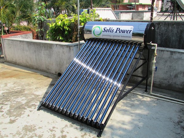How do you build a DIY solar water heater for a small Liverpool home?